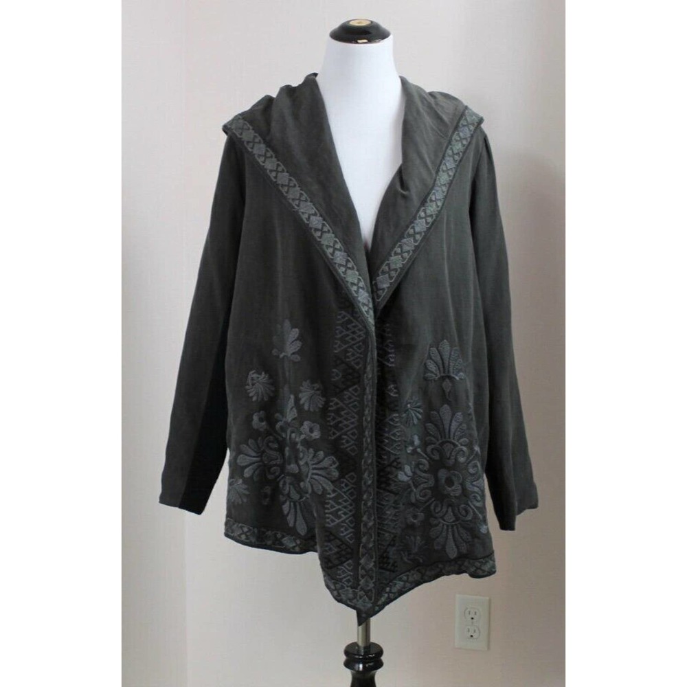 Chic Dark Gray Women's Jacket